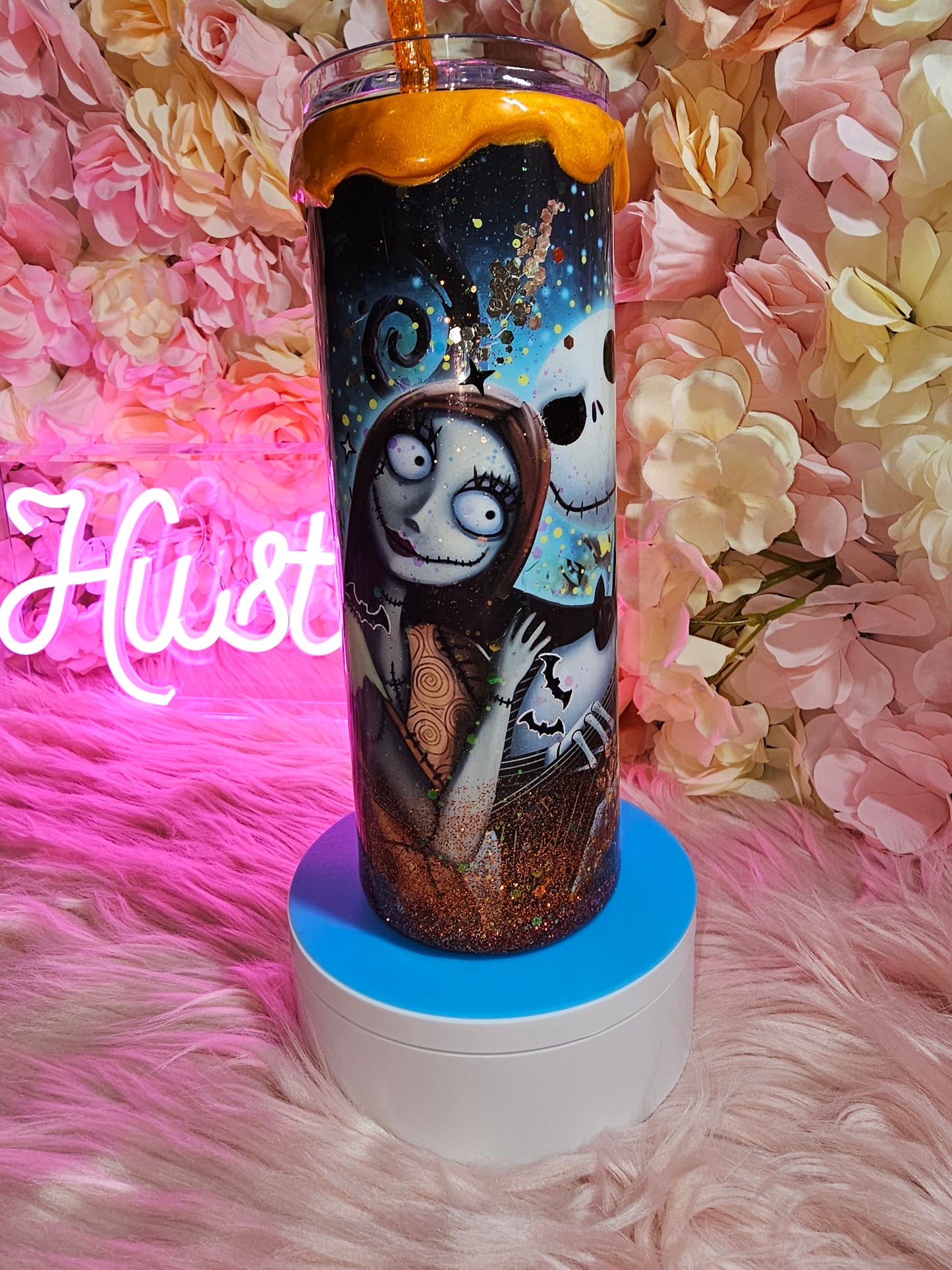 Jack and Sally tumbler