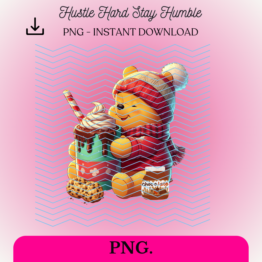 POOH'S CHOCOLATE DECAL