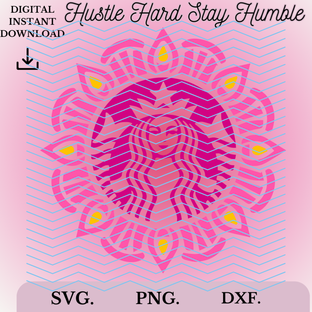 Starbucks Flower Decal