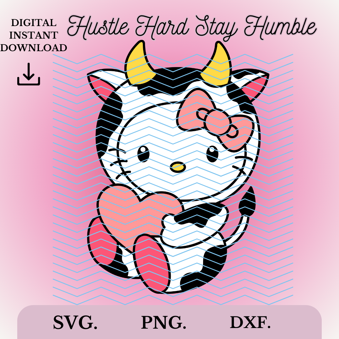Hello Kitty Cow Decal