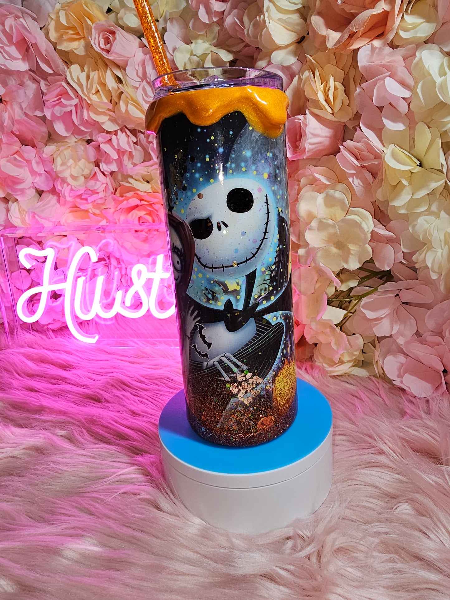 Jack and Sally tumbler