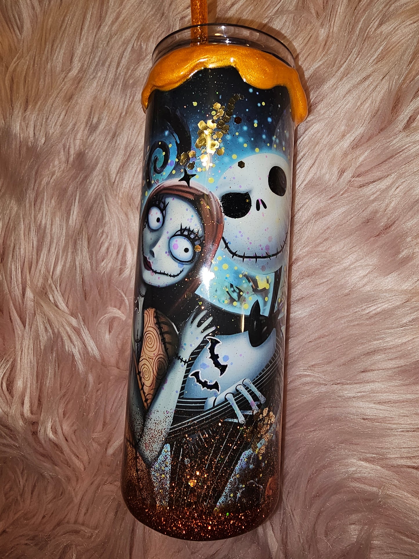 Jack and Sally tumbler