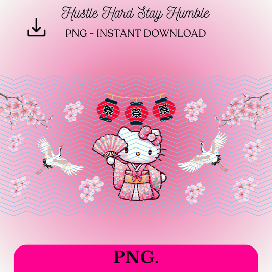 Cherry Blossoms and Hello Kitty