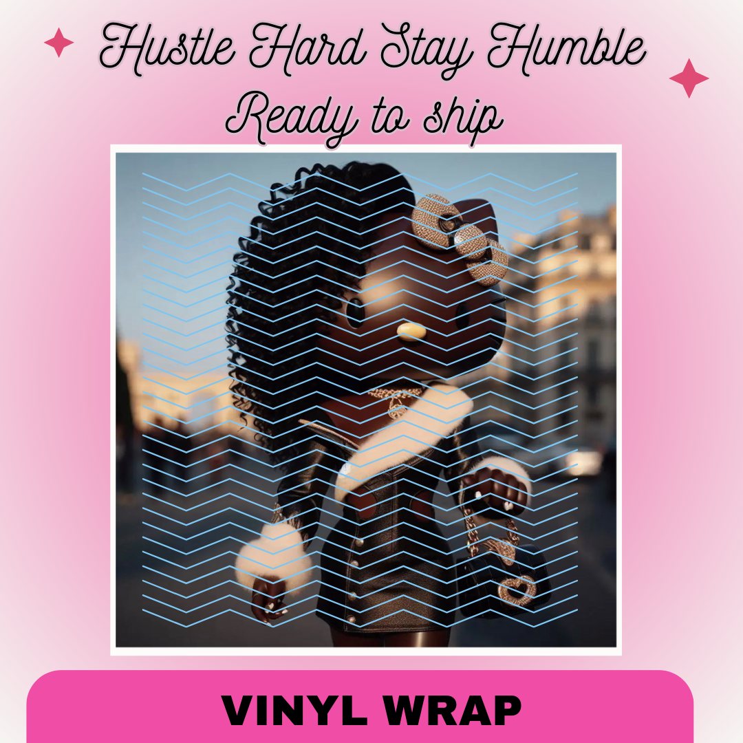 Melanin Hello Kitty wrap