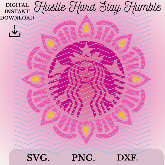 Starbucks Flower Decal