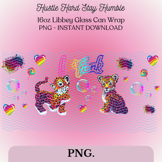 Lisa Frank Leopard Wrap