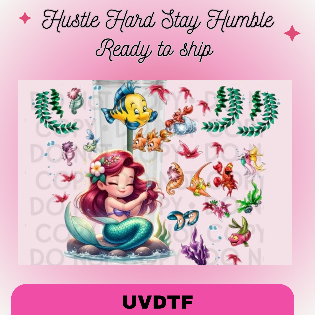 Little Mermaid 24 oz Wrap