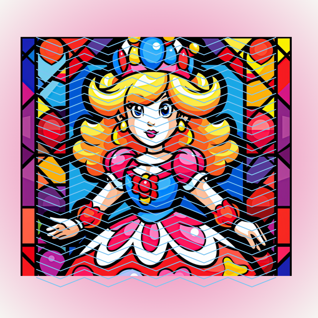 Princess Peach Sublimation Wrap